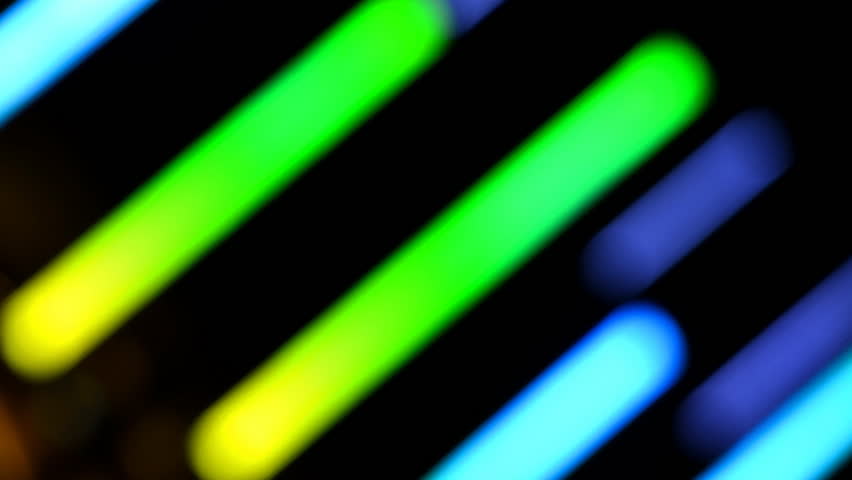 Colorful Light Bokeh Of LED Lamp (Loop)