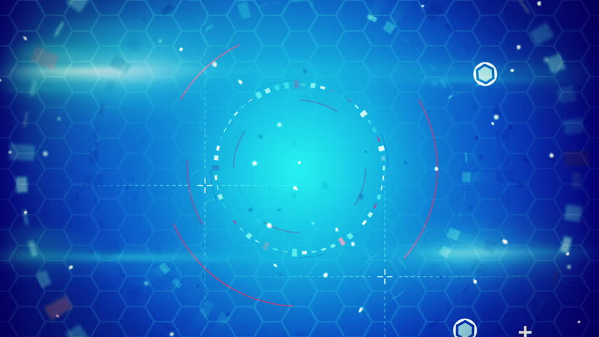 Blue abstract techno loopable background
 | Shutterstock HD Video #5206229