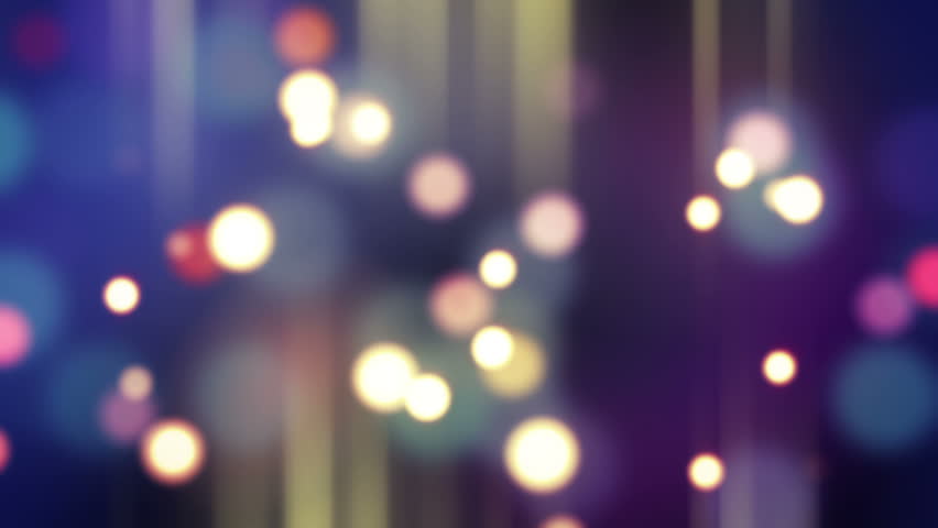 Blurred Glowing Bokeh Lights Loop Stock Footage Video (100% Royalty ...