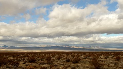 Time Lapse of the Mojave Desert Storm Clouds -4K UHD, Ultra HD resolution