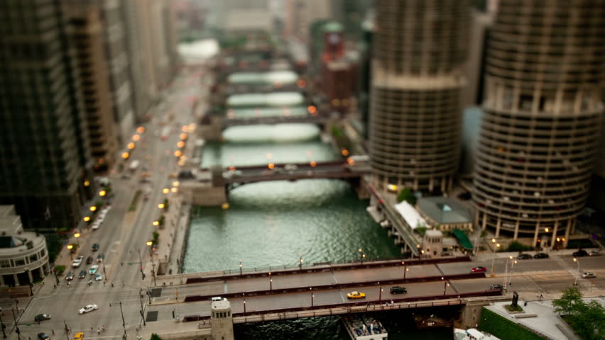 Time Lapse overview of Chicago - 4K - 4096x2304 UHD, Ultra HD resolution