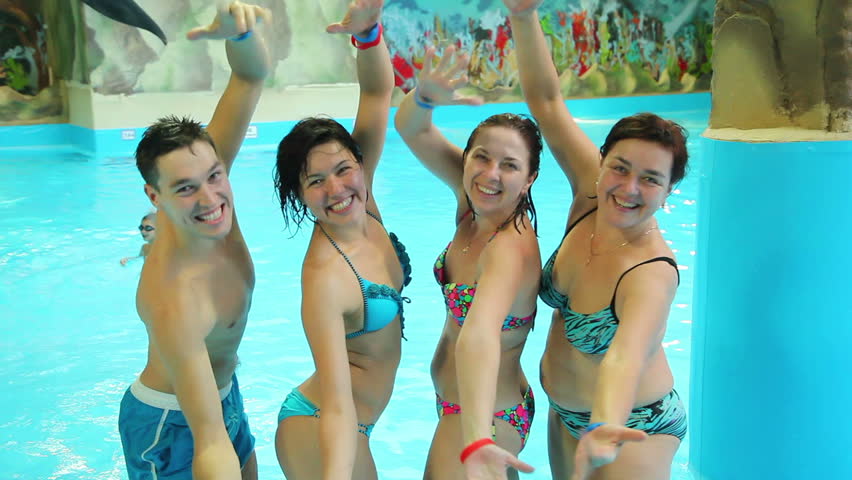 People having fun in the water park  3 | Shutterstock HD Video #5209508
