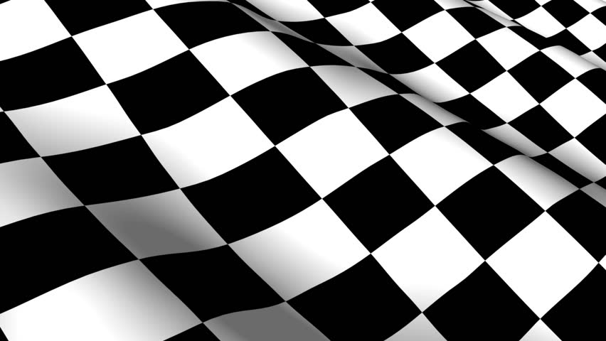 Checkered racing flag - seamless looping HDTV