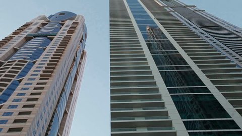modern buildings of the city skyscrapers
