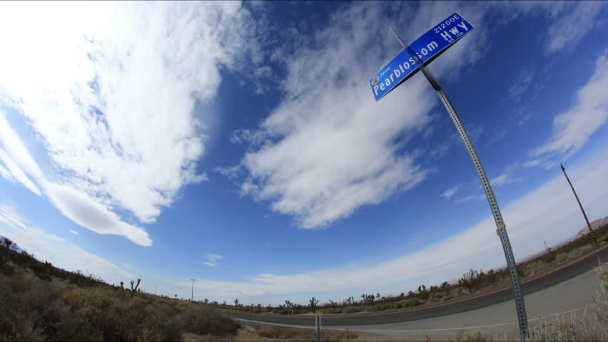 Pearblossom Highway Time-Lapse. California State Route 138 aka Pearblossom