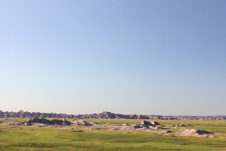 Badlands National Park, Interior, South Dakota, USA Time lapse, 4K, UHD, Ultra HD Resolution