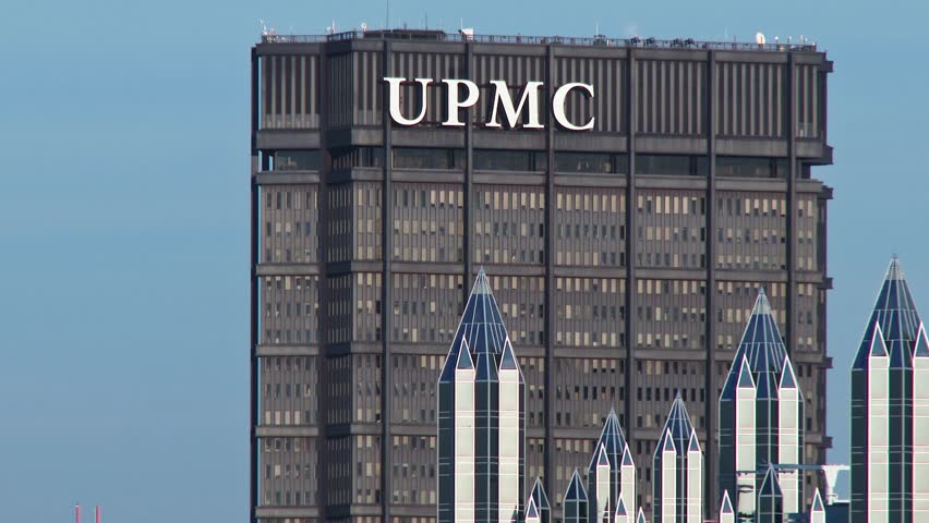 PITTSBURGH, PA - Circa October, 2013 - A zoom from the UPMC Building to the