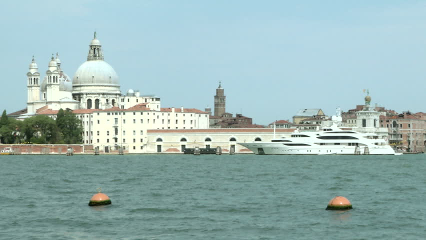 Sea view from Dogana to Piazza San Marco, Venice (Italy)