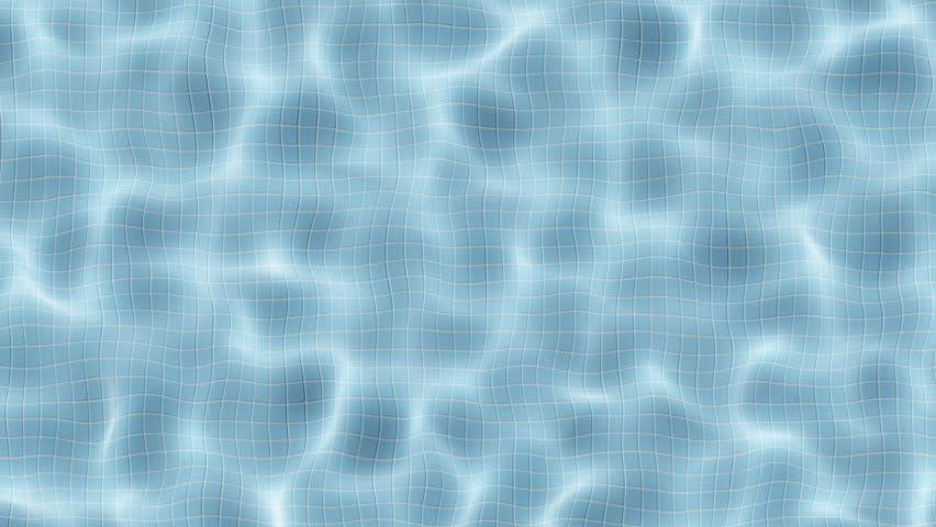 Looping clip of water ripples over medium size tiles, like a swimming pool. 