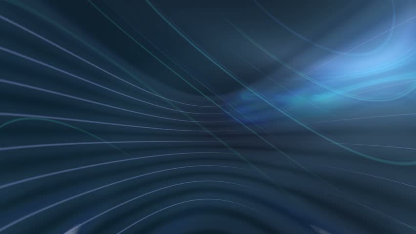 Animation of Blue Lens Flares And Vector Lines Abstract Background
