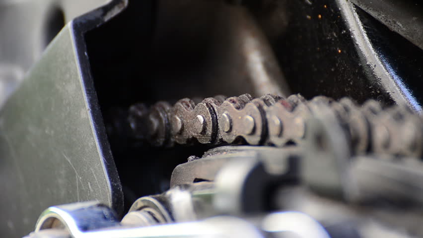  Close up Motorcycle chain