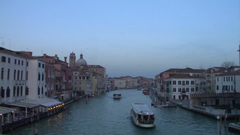 Grand Canal view from Scalzi bridge, Venice (Italy)