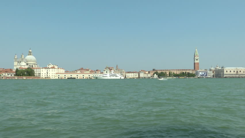 View of San Marco lagoon from Giudecca, Venice (Italy)