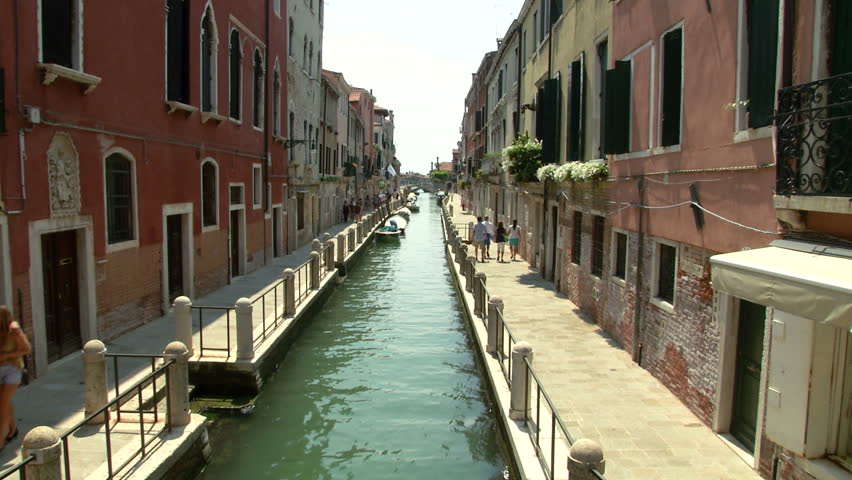 A venetian canal, Italy