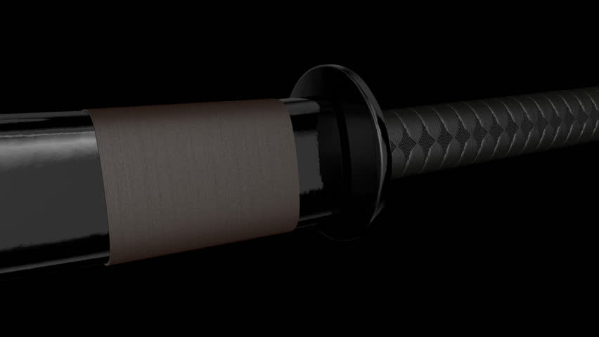 Samurai Katana 3D artwork animation