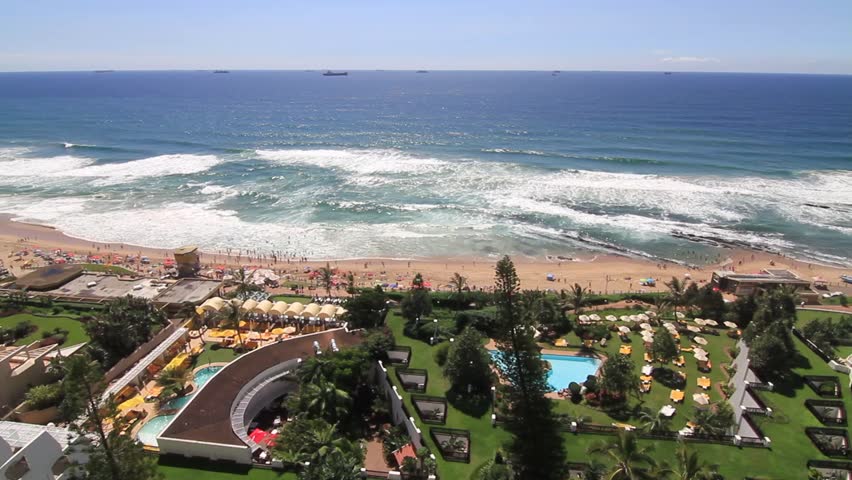 Wide of Umhlanga Rocks Beach Durban South Africa