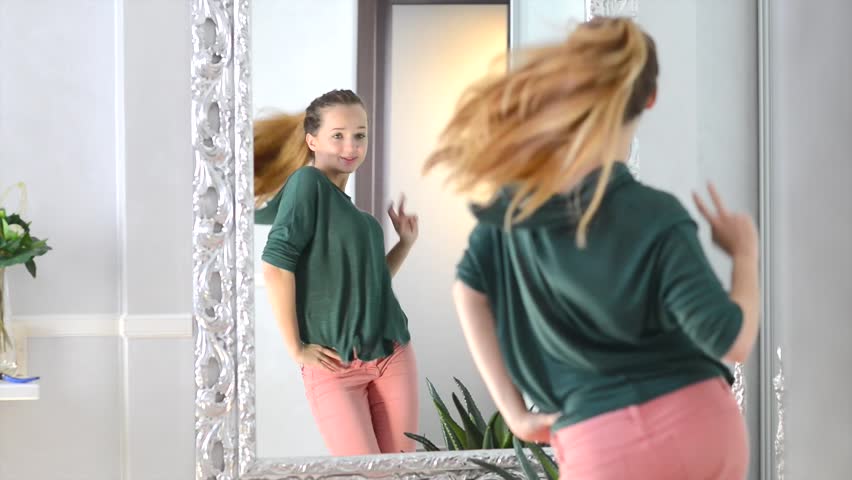 Beauty Teenage Girl Dancing At Stock Footage Video 100 Royaltyfree