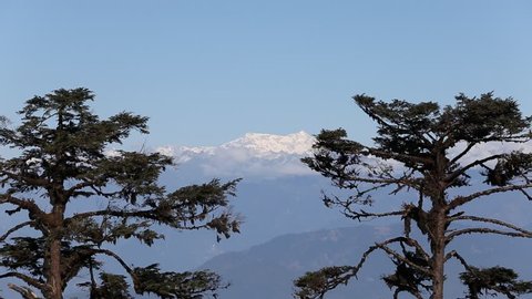 The Himalayas. View from Dochula Pass, Thimphu, Bhutan