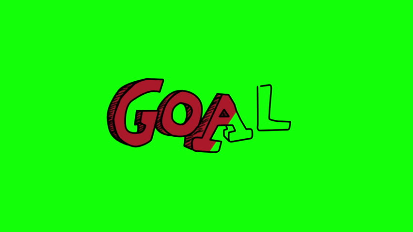 animation-word-goal-appearing-on-green-stock-footage-video-100