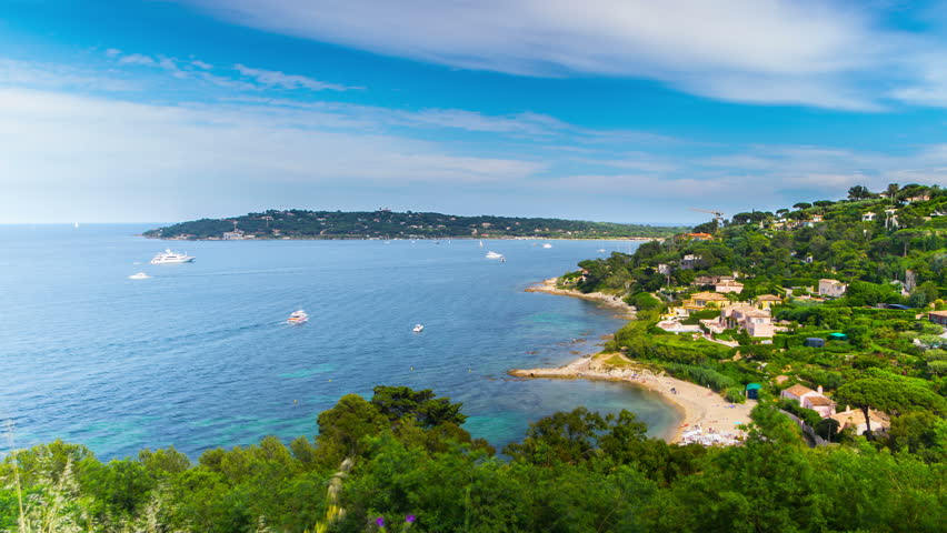 French Riviera, 4K time-lapse
