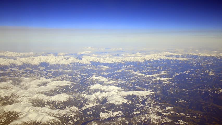 Alps mountain range aerial shot flying above Italy, France, Switzerland