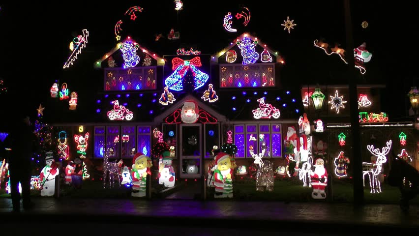 House Decorated With Colorful Christmas Lights For Christmas Holidays
HD 1080 x 1920