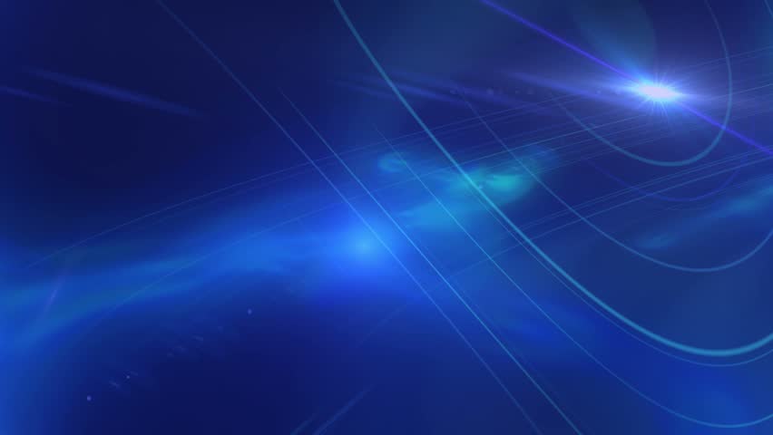 4K dark blue motion lens flares ambient abstract background
