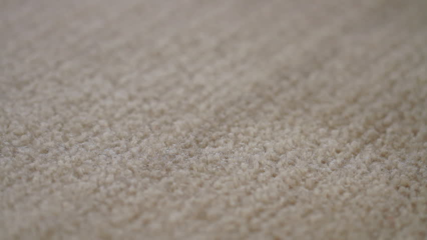 Macro detail of carpet being steam cleaned with a professional steam wand, power