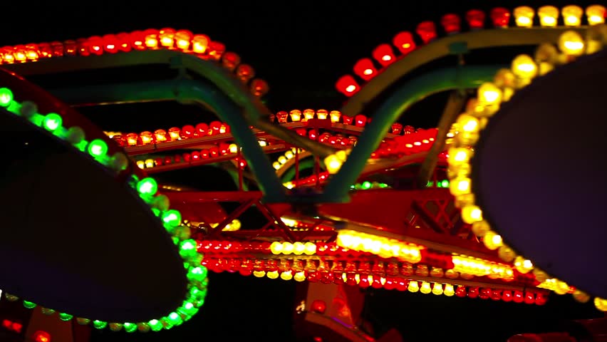 Playground Light effect on carousel 