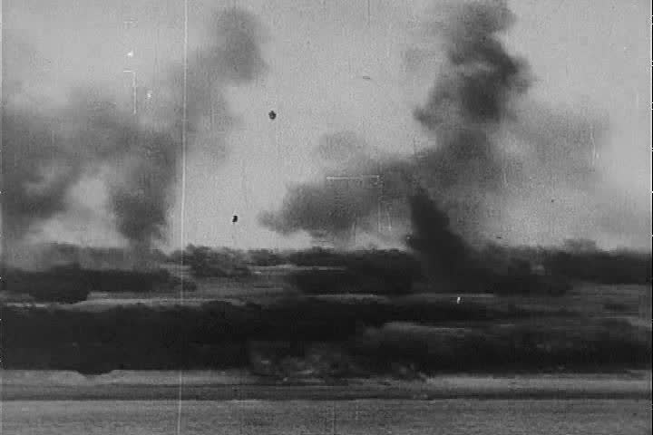 The British Navy shells Formosa Taiwan in World War Two.