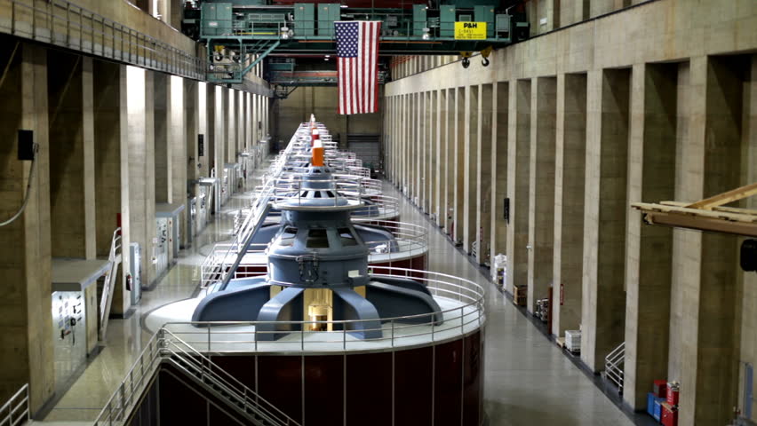 Inside the hoover dam generators