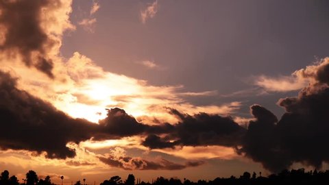 Sunset Cloud Time Lapse