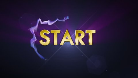 Start Gold Text in Particles, with Final White Transition