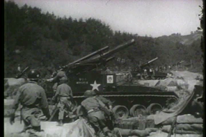 The story of artillery by the US army in 1951 in the Korean War.