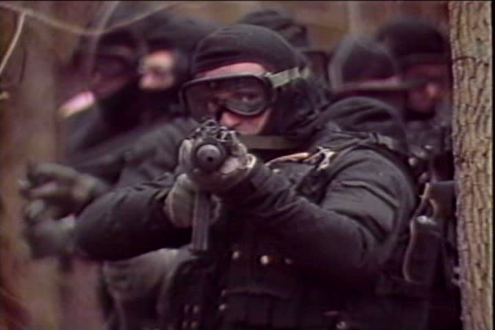 An FBI and CIA training film from the 1980s trains for surprise attacks.