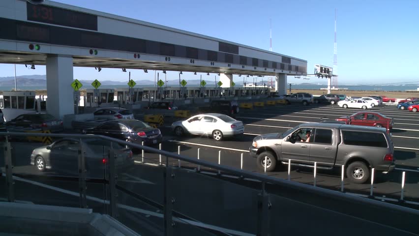 Toll Bridge Plaza Gate At Stock Footage Video 100 Royalty Free 5329472 Shutterstock