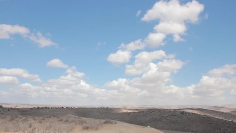 Panoramic view from ancient Lakhish city in the Judea Kingdom