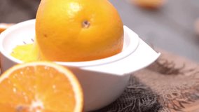 Orange Juice (loopable Full HD Video file)