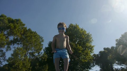 Boy jumping and diving in Swimming Pool -Slow Motion-
Perfect for videos about: swimming, pools, summer fun, vacation, getaways, underwater footage, kids, beating the heat, and exercise.