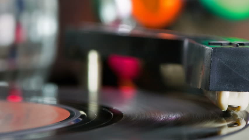 retro record player (time lapse film)