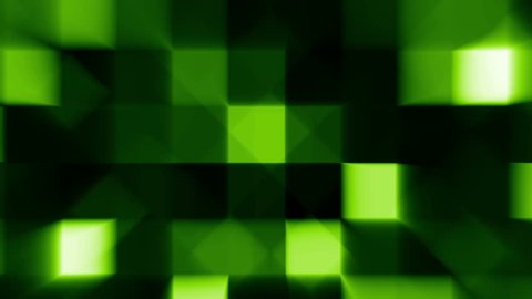 Green abstract blocks background for your motion design. Loop. HD 1080