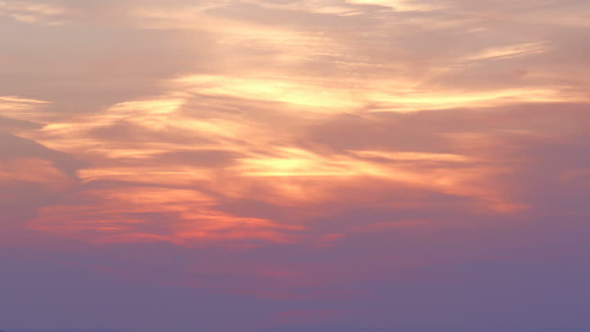 Warm Sunset With Clouds Stock Footage Video 100 Royalty Free Shutterstock