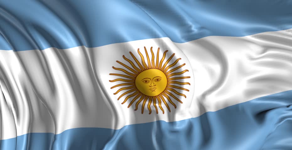 Bandera De Argentina Hermosa Animación 3d Video De Stock Totalmente Libre De Regalías 5372090