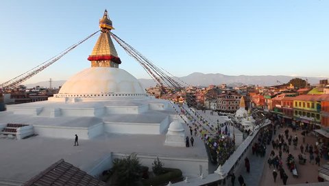Boudhanath stupa view, Kathmandu, Nepal
