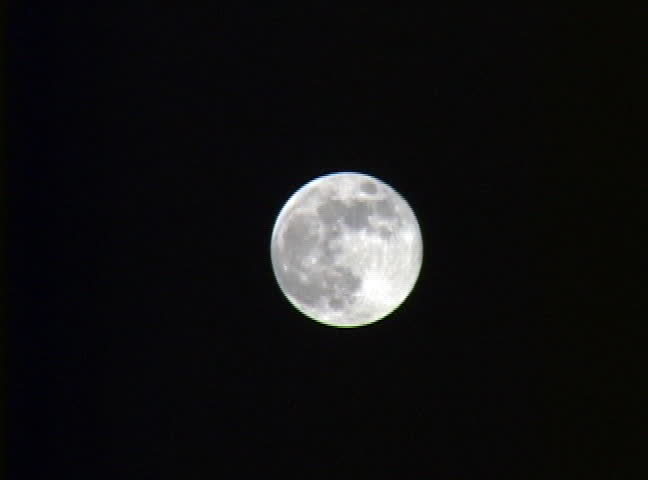 Moon rising after sun set (time lapse)