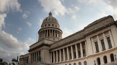 4k timelapse if the capitolio building in havana, cuba4k super high quality clip (4096 x 2304) Stock-video