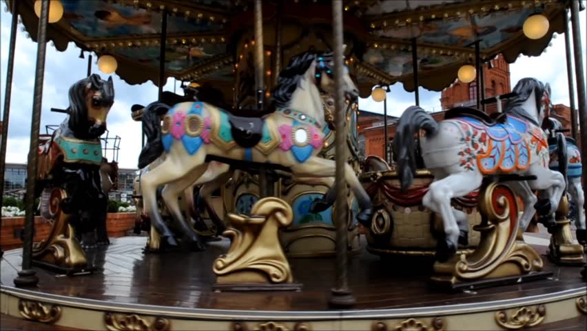 Carousel with Animals Stock Footage Video (100% Royalty-free) 5446739 ...