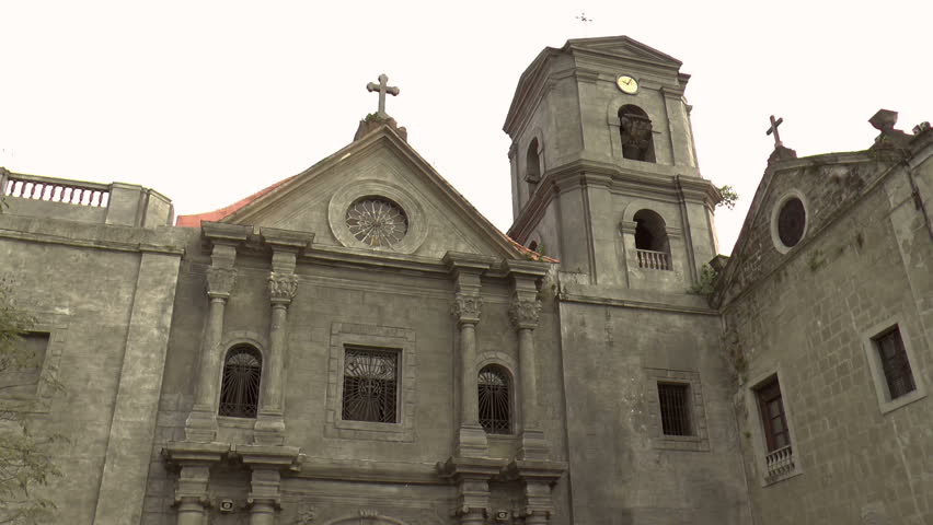 san agustin church, intramuros, manila philippines. national historical landmark. designated as world heritage site by unesco.
