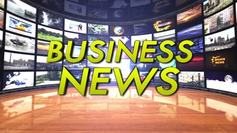 Business News in Monitors Room, Loop