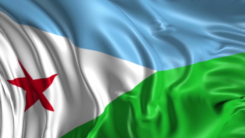 Flag Of Djibouti Beautiful 3d Stock Footage Video 100 Royalty Free 5460518 Shutterstock